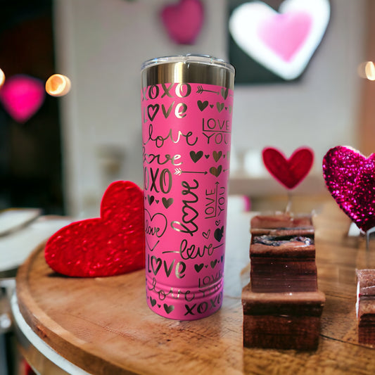 XOXO Valentine's Tumbler